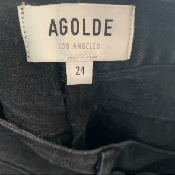 Agolde Criss Cross Straight Jeans Feverish - Picture 8 of 9